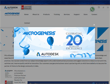 Tablet Screenshot of mgenindia.com